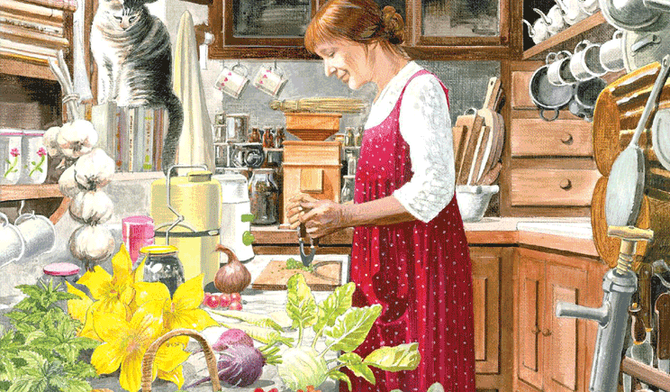 libri una giardiniera in cucina cover