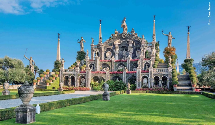 grandi giardini italiani Giardini delle Isole Borromee Isola Bella Teatro Massimo foto di Dario Fusaro min