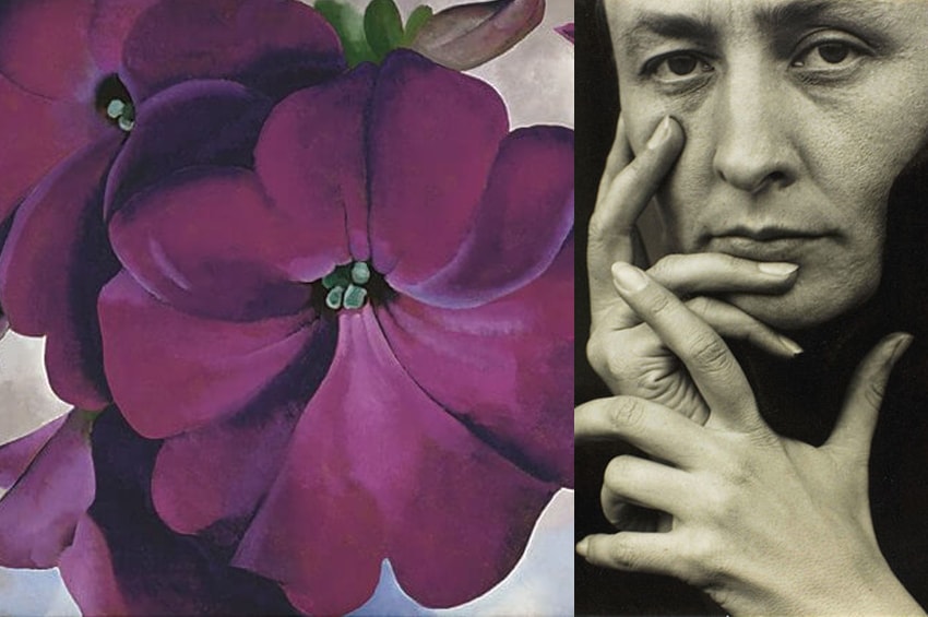 Petunias Georgia OKeeffe min