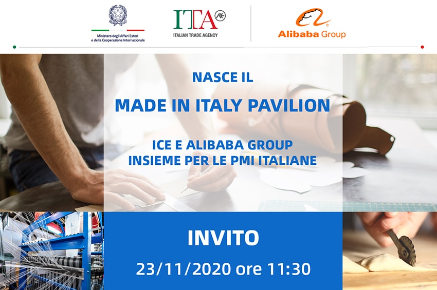 appuntamenti ICE Alibaba cover Made in Italy Pavilion 23 11 2020 min