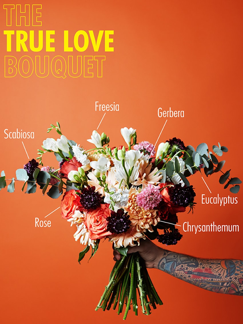 san valentino fiori bouquet true love valentines foto copyright Foto Funnyhowflowersdothat.co.uk min