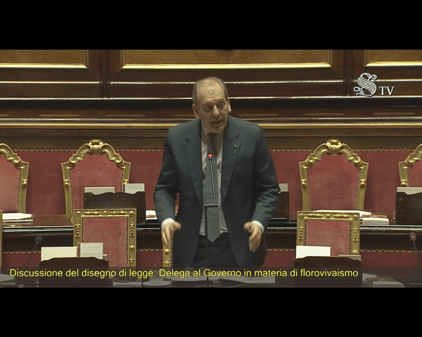 fn legge florovivaismo 2024 sottosegretario La Pietra min