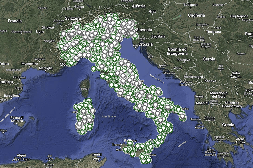 gp alberi monumentali italia mappa min