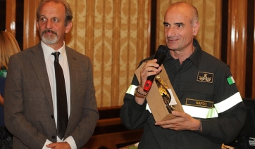 NAPOLI - Premio GreenCare 2108 a Sergio Costa ed Emanuele Franculli