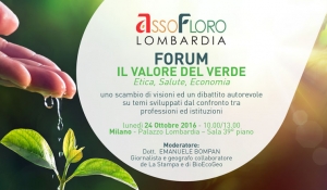 A Milano un Forum sul verde per sostenere il florovivaismo italiano