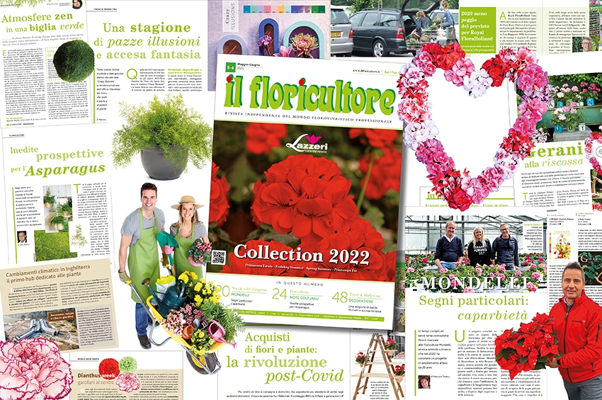 È uscito IL FLORICULTORE di Maggio-Giugno 2021