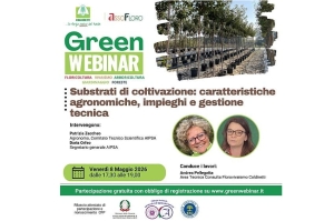 FORMAZIONE &ndash; Venerd&igrave; 8 Maggio il GreenWebinar Coldiretti-Assofloro dedicato ai substrati di coltivazione