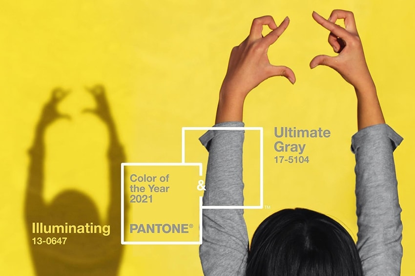 Nessuno si salva da solo, neppure i colori. Illuminating e Ultimate Grey di Pantone tingono il 2021