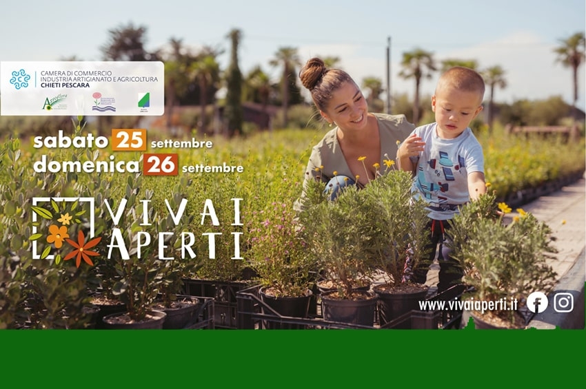 25-26 Settembre: Vivai Aperti 2021 nelle province di Chieti e Pescara