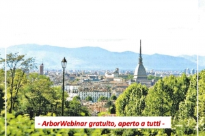 Venerdì 30 Aprile ArborWebinar sul Piano Strategico Verde della città di Torino