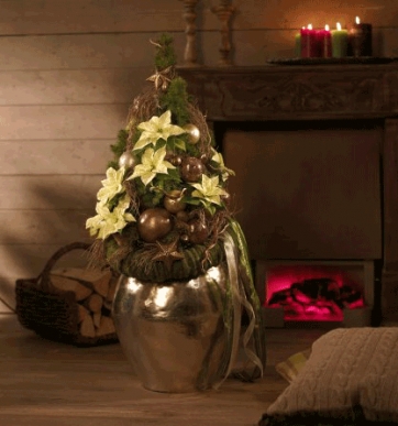 Un albero di Natale in versione glamour