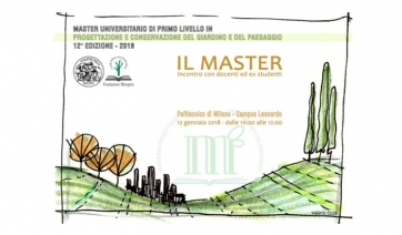 Open Day Master in Progettazione e conservazione del giardino e del paesaggio