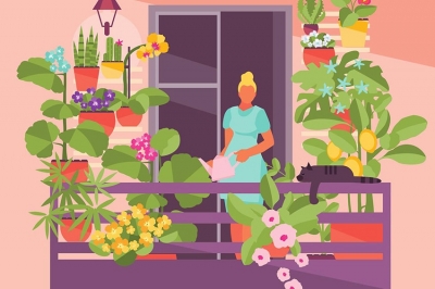 Balconi fioriti a Firenze: una citt&agrave; e un mondo pronti a Rinascere