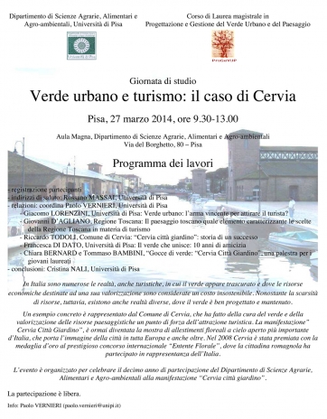 Verde urbano &amp; turismo: il caso di Cervia