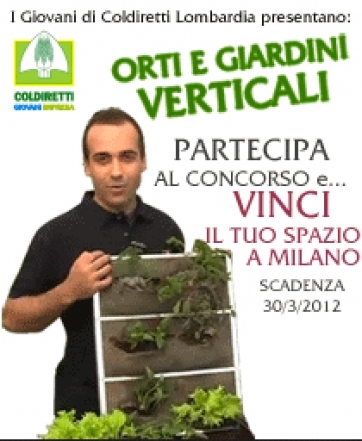 Milano: al via il primo concorso per orti e giardini verticali