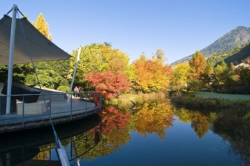 Lo spettacolare "fall foliage" chiude la stagione dei Giardini di Sissi a Merano